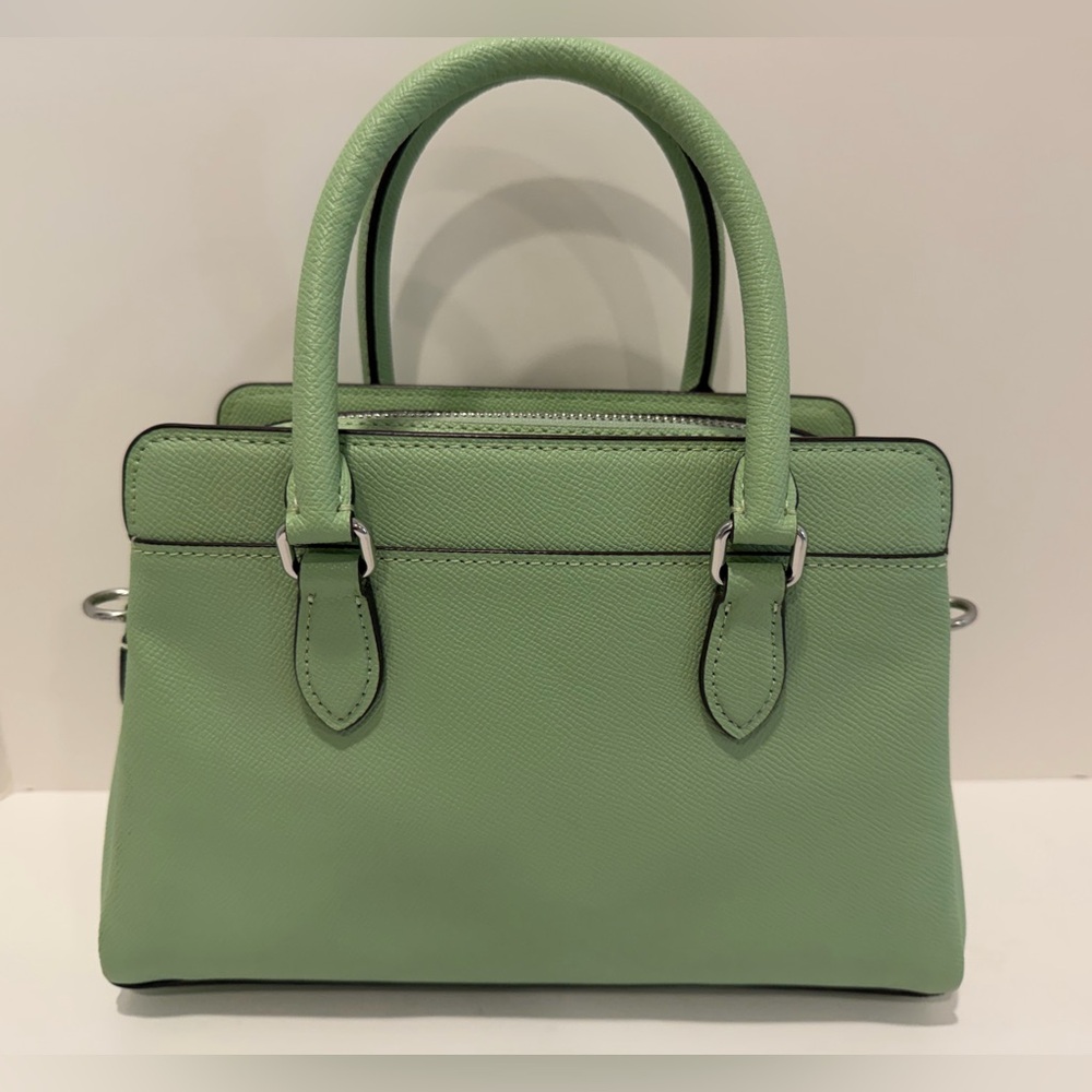 Coach Mini Darcie Carryall Bag in Pistachio Green - Picture 15 of 16